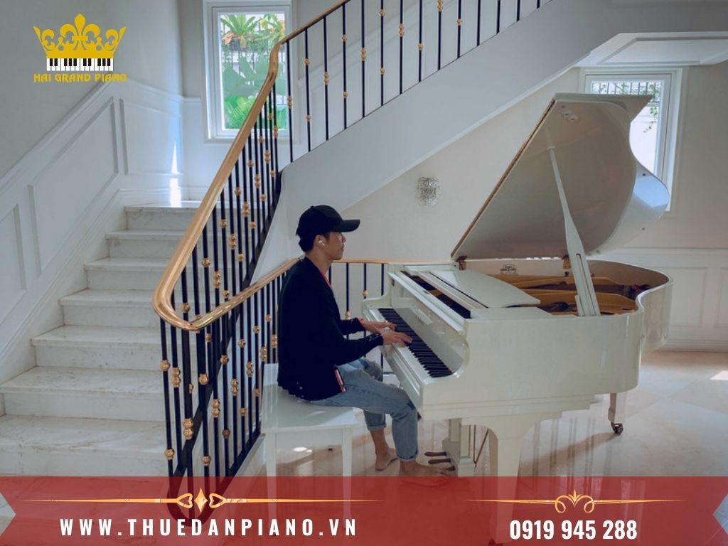 CHO THUÊ ĐÀN PIANO GRAND WHITE | QUẬN 2 | HCM 