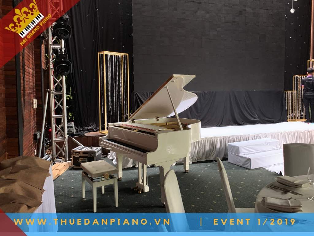 grand piano white event