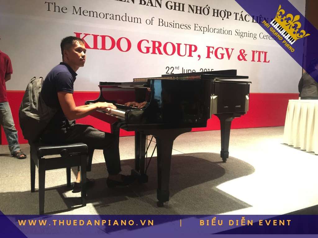 THUÊ ĐÀN GRAND PIANO BIỂU DIỄN EVENT | New World Saigon Hotel 